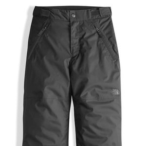 Boys Grey Northface Snow/Ski Pants